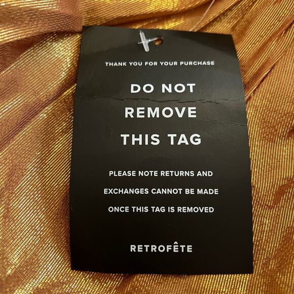 RETROFETE Cleo Silk Chiffon Maxi Dress Nude Glitter Adjustable Halter Side Slit - Picture 8 of 10